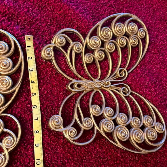 Vintage Burwood Butterfly Wall Accent Decor Set - Picture 6 of 9